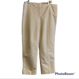 NWT Anne Taylor Signature Pants NWT 16 neutral color. Cotton Spandex